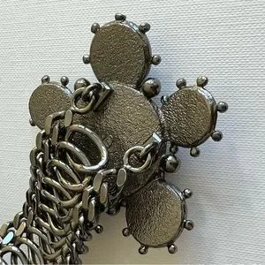 CHANEL | Accessories | Chanel Ruthenium Jewelry Belt Silver  display picture 2